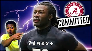 This LB is COMMITTED to Alabama &amp; is a perfect fit - Darrell Johnson FILM REACTION