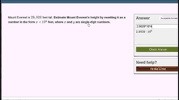 Orders of magnitude exercise example 1