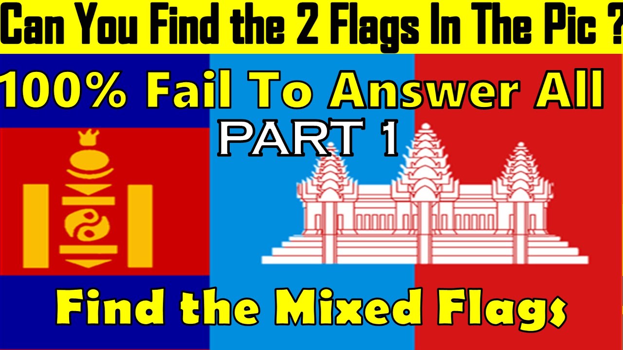 Mixed Flags Guess The Flag Challenge Guess The Flag Hard Flags Quiz