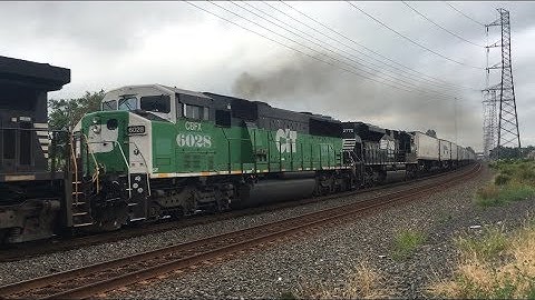 *RARE* NS 20E @ Bound Brook, NJ with CBFX SD60M Triclops #6028 trailing