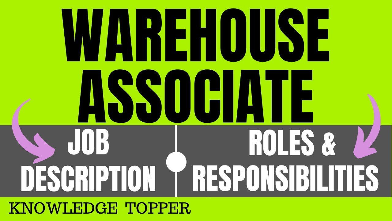Warehouse picker: duties and profile 