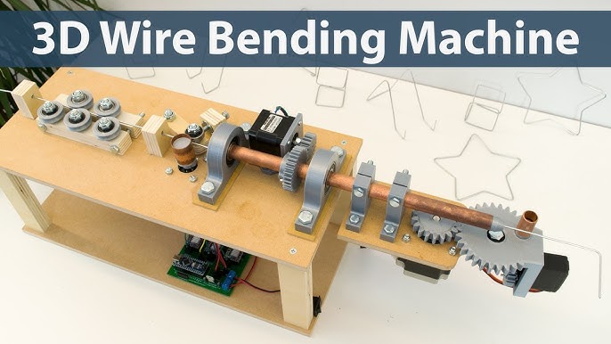 Arduino Wire Bender Probably Won't Kill All Humans