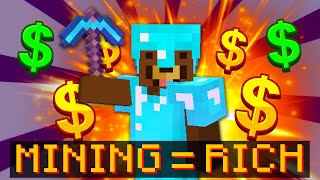 DOES MINING MAKE YOU RICH IN MINECRAFT SKYBLOCK!? by p0wer0wner 866 views 5 months ago 6 minutes, 2 seconds