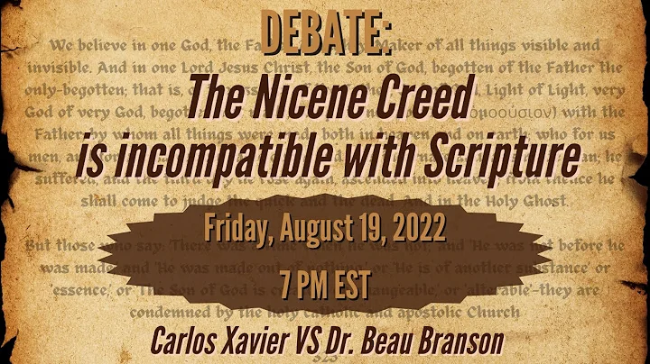 The Nicene Creed is incompatible with Scripture