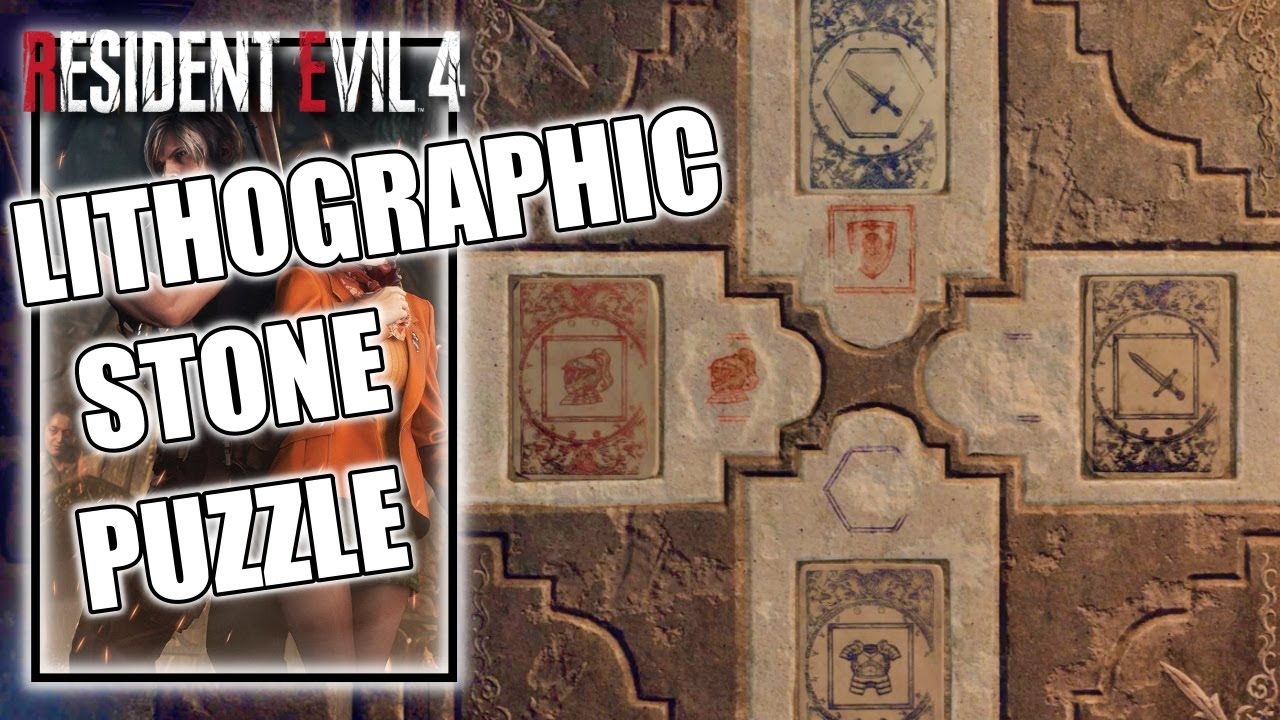 Resident Evil 4 Remake - Lithographic Stone Puzzle 