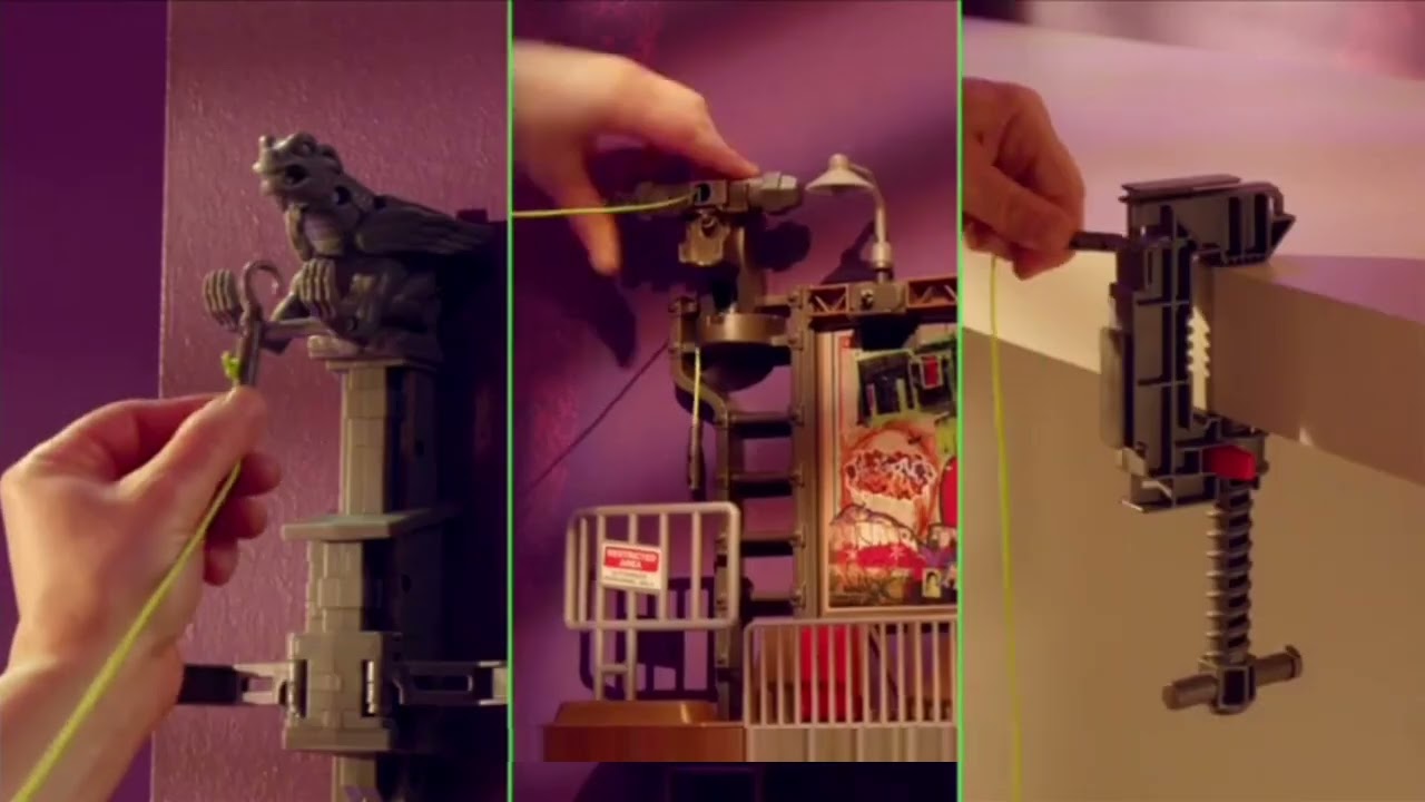 TMNT - Z-Line Fire Escape Freel Fall and Water Tower Washout سلاحف النينجا (كتم الصوت)