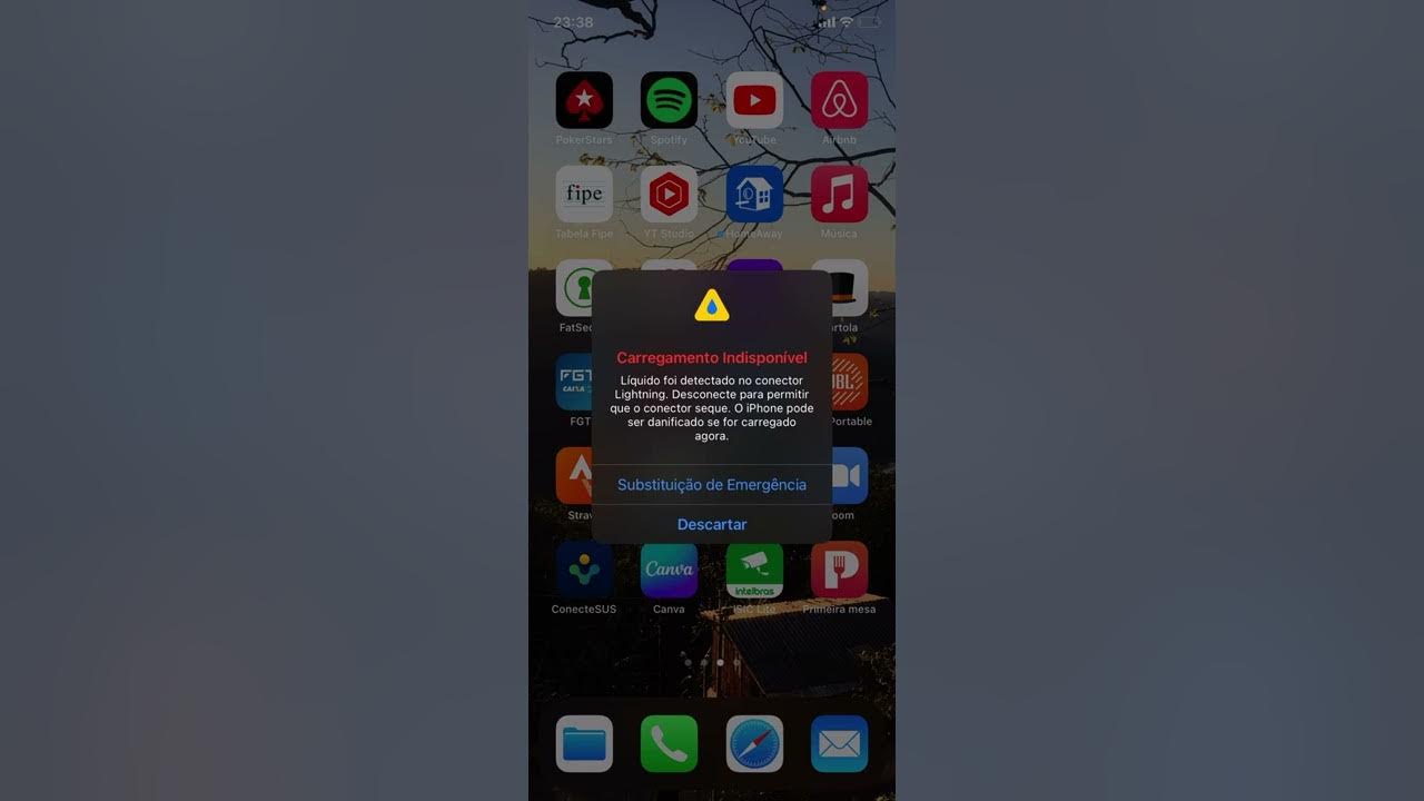 iPhone carregamento indisponível líquido foi detectado no conector Lightning YouTube iPhone carregamento indisponível líquido foi detectado no conector Lightning YouTube