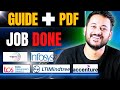2024 Fastest Way To Cracked Job Offers With FREE Resources(Pdf + Guide) 🔥🔥| Genie Ashwani