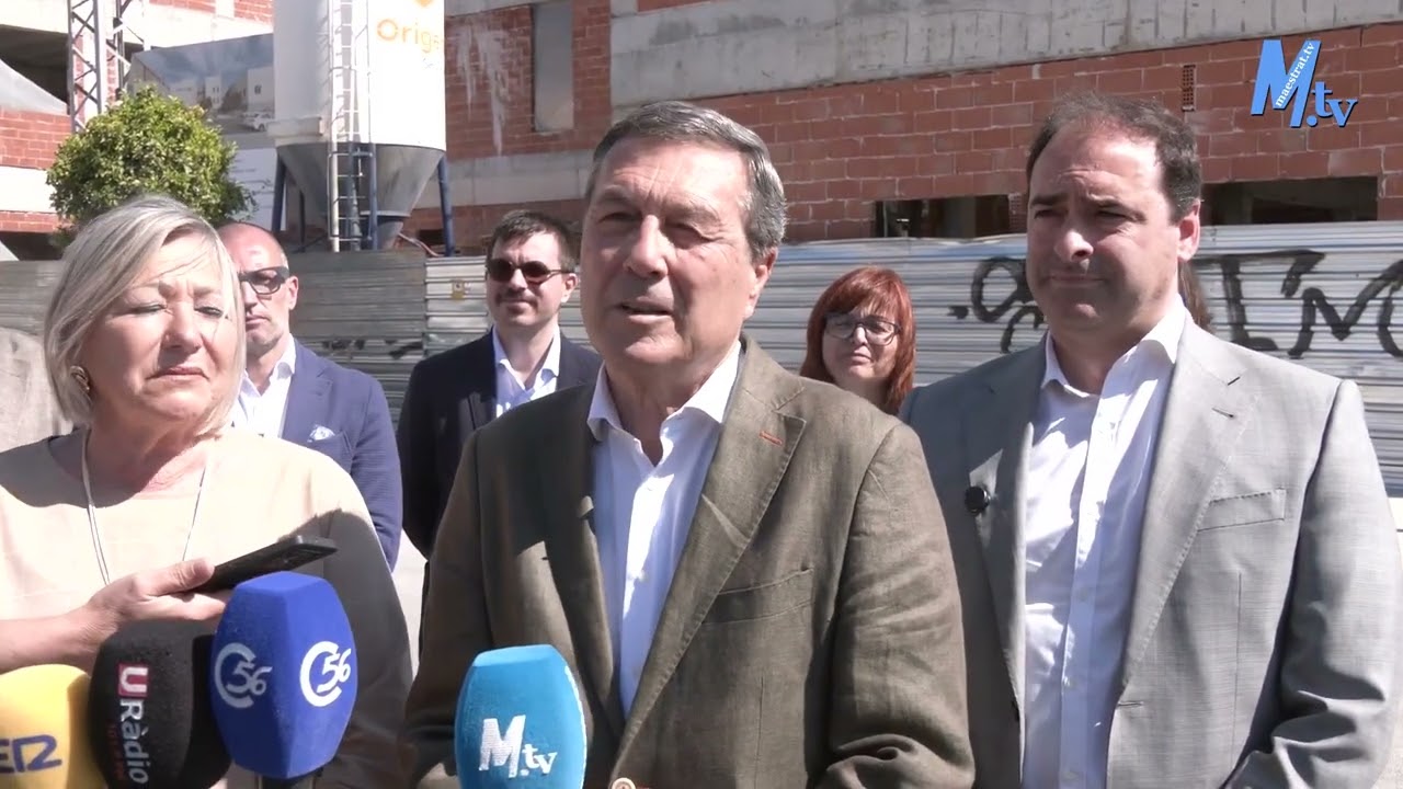 El conseller de Sanitat visita las obras del nuevo centro sanitario integrado de Vinaròs