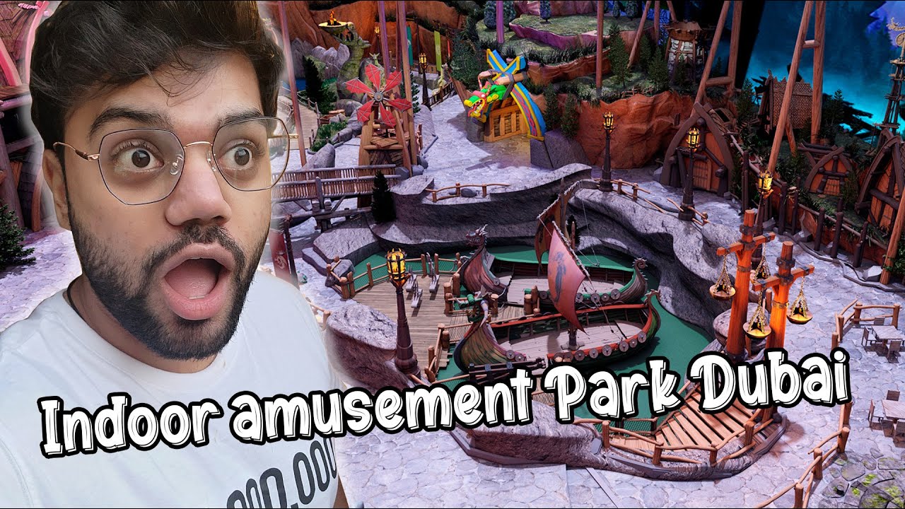 Craziest Indoor Amusement Park In Dubai 😍