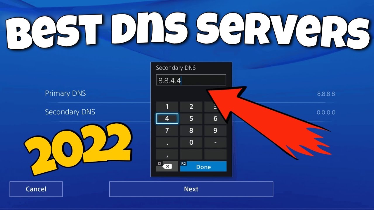 Røg som resultat egoisme Best Dns Servers For PS4 in 2022 | Increase Your Connection Speed on PS4 in  2022 - YouTube