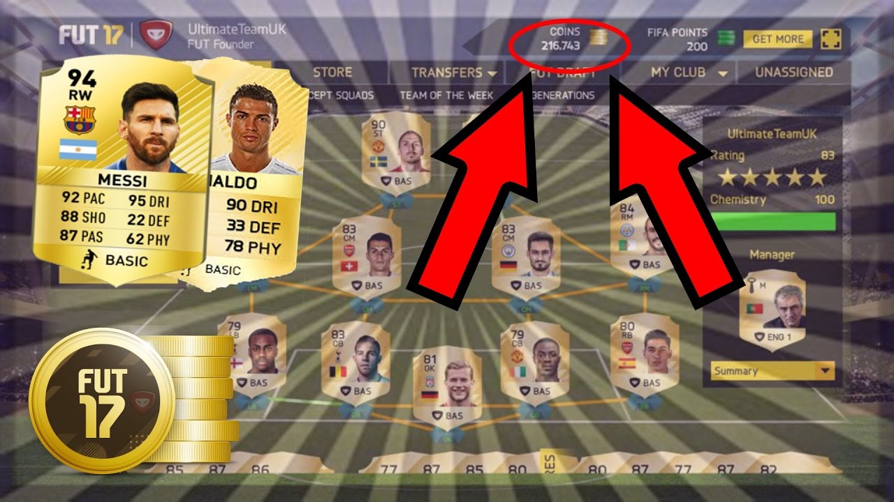 COMO FICAR RICO NO FIFA 17 | TRADE SUPER FACIL E RAPIDO |  PARTE #1