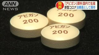 アビガンの原料を国内生産へ　コロナ治療薬に期待(20/04/03)