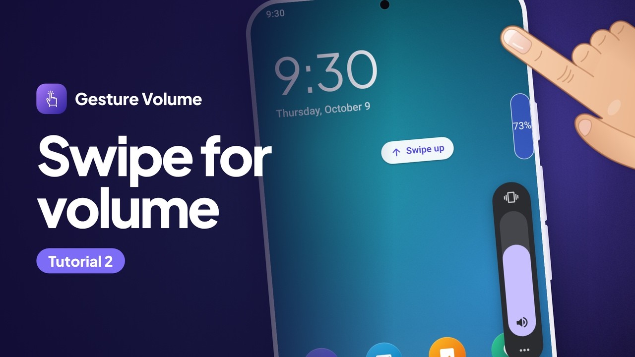 Gesture Volume tutorial 2: Volume with a swipe