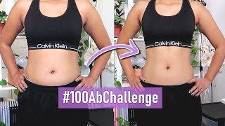 I did the 30 day #100AbChallenge and this is what happened | 10 min workouts with no equipment