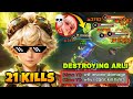 22 KILLS! TOP 1 FANG DESTROY META MARKSMAN ARLI IN FARM LANE WITH THIS OP BUILD! | HONOR OF KINGS