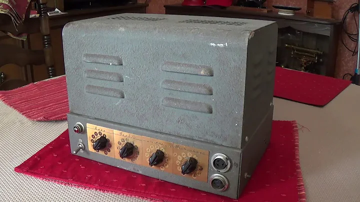 Hand-Built 1952 W. E. Grable Amplifier.....Be...  ...