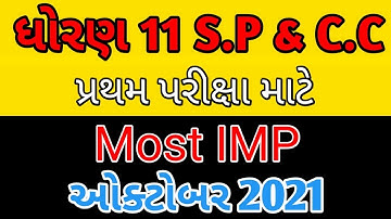 Std 11 S.P & C C.Most IMP Question for First Exam 2021|| Std 11 Commerce || First Exam IMP 2021