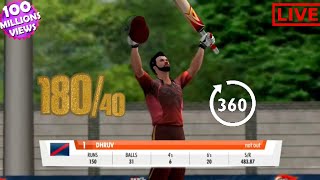 Wcc3 My Career Mode RR vs BT 180/40 6,6,6,6,6,6 Six And W,W,W,W,W wickets screenshot 2