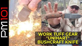 First Look At The Work Tuff Gear Unihart Bushcraft Knife (w/ Mantis Outdoors) - Preparedmind101