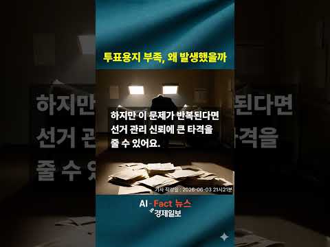 [선택 2026] '투표용지 부족 사태' 고개 숙인 선관위…유권자 대기 속 '관리 신뢰' 도마