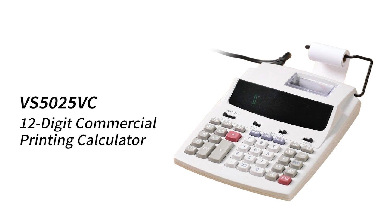 12-Digit Commercial Printing Calculator