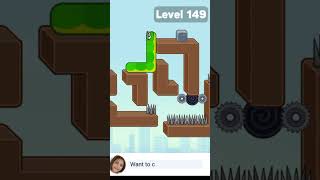 level 149 snake puzzle slither to eat! #shorts #gaming #games #shortvideo #shortsfeed