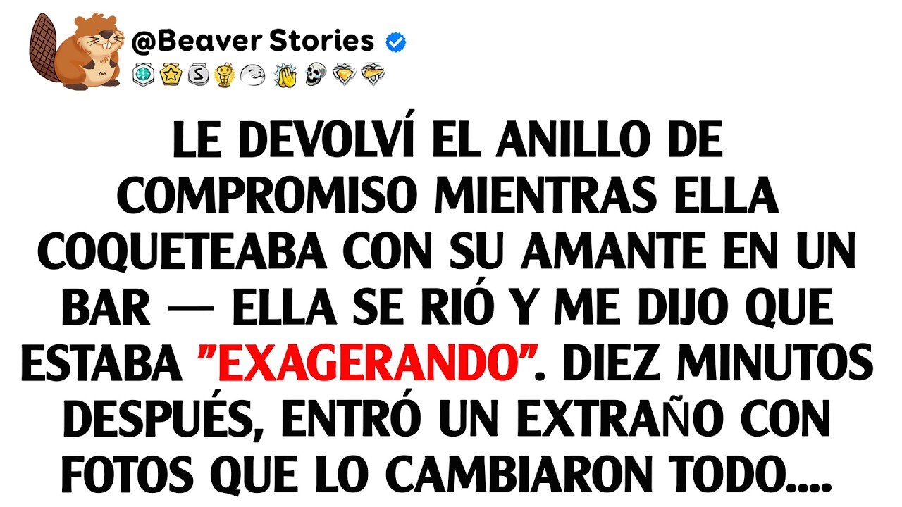 Le devolví el anillo de compromiso mientras ella coqueteaba con su amante en un bar — ella se ...
