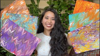 How to do water marbling - it's super fun and easy!