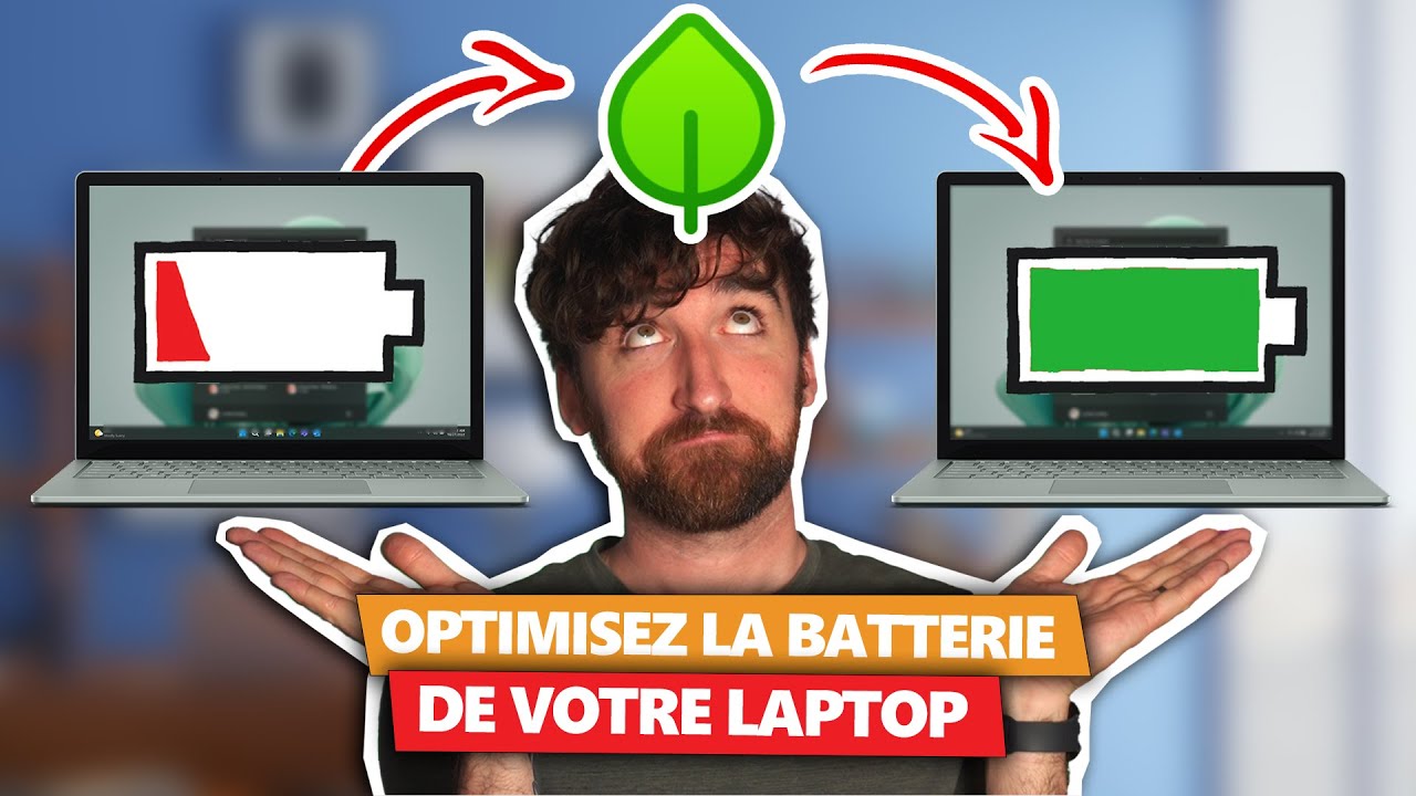 ÉCONOMISEZ LA BATTERIE de votre PC PORTABLE grâce à WINDOWS 11 ! 🌿🪫