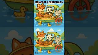 Find 5 differences in the picture #tekateki #belaja #tebakgambar #tebaktebakanlogika #fungame