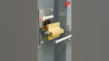 #gheocom Gate Auto Latch with Built-In Hinge Locking System #shorts