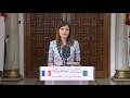 تصريح الوزيرة المنتدبة لدى وزيرة الجيوش الفرنسية عقب استقبالها من قبل رئيس الجمهورية 
