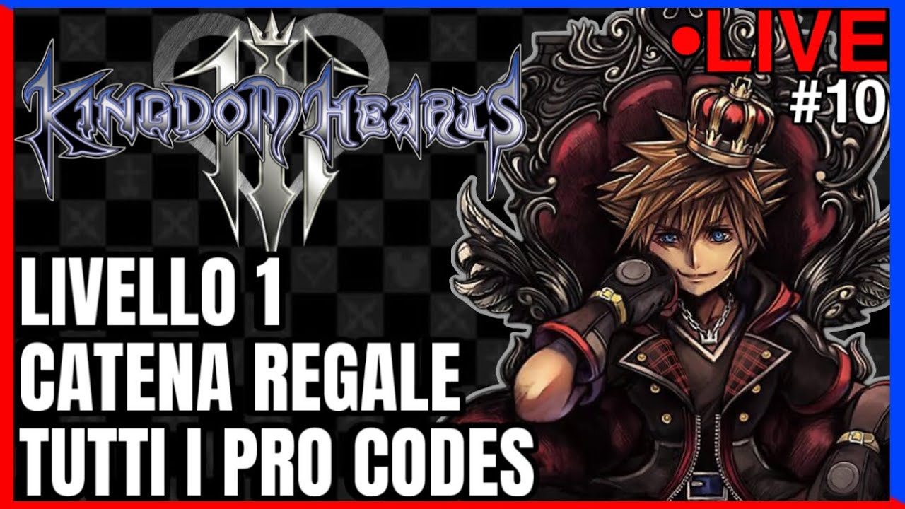 KINGDOM HEARTS 3 CON I PRO CODES è DIFFICILISSIMO! LIVE #10 - YouTube