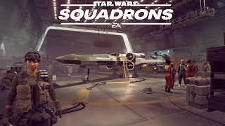 Star Wras Squadrons Mission 1: Form the Vanguard Walkthrough 4K PS4 Pro Gameplay