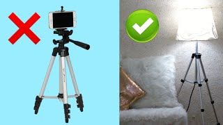 DIY FLOOR LAMP   TABLE LAMP | TRIPOD FLOOR LAMP     | EASY DIY PROJECT