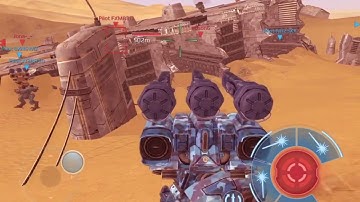 War Robots Test Server 3.7: Prototype Weapon FLUX Gameplay