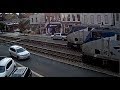 AMTRAK RACE, 3 CAMERAS!  ASHLAND, VA