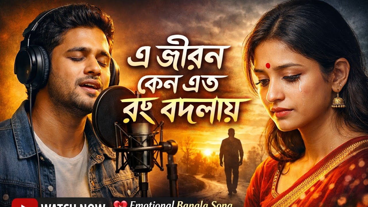 E Jibon Keno Eto Rong Bodlay Full Song | Bangla Hit Song / bangali cover song 