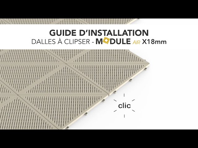 Dalles clipsables triangulaires pour intérieur et extérieur