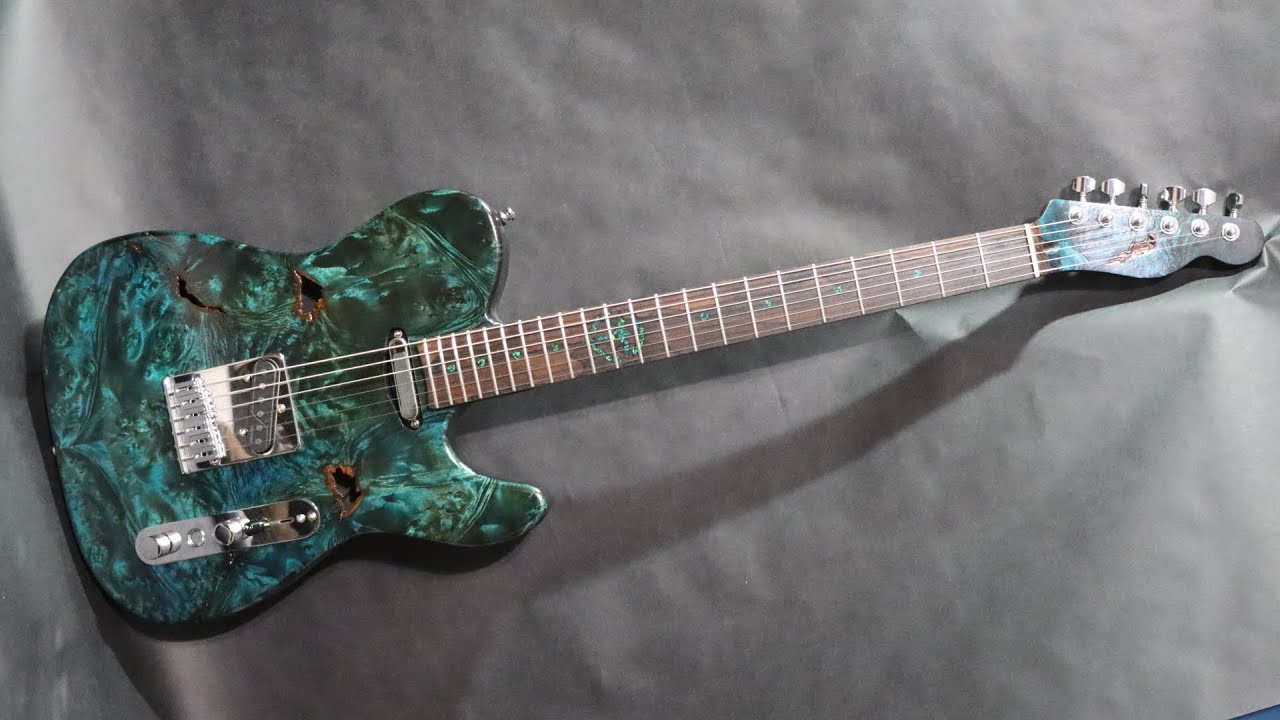 Custom Guitar Build The Flamelurker One Piece Walnut Body Youtube Custom Guitar Build The Flamelurker One Piece Walnut Body Youtube