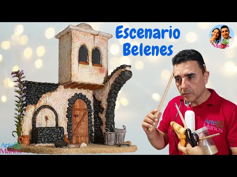 ?Cómo Hacer un ESCENARIO Para Belenes, Pesebres, TUTORIAL Con Arte en Tus Manos