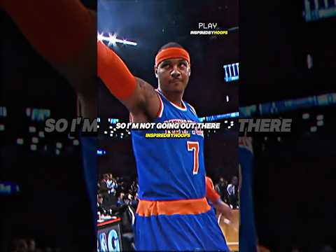 Carmelo Anthony Reacts