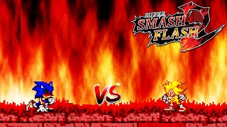 SSF2 Mods: Fleetway Sonic vs Sonic exe