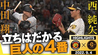 9月4日 阪神 vs 巨人】今季最後の甲子園での伝統の一戦！西純矢に巨人