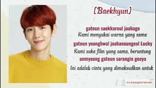 EXO-K Lucky [easy lyrics   Indonesian translate]