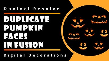 Make Additional Jack-o-Lantern Jamboree Faces | Davinci Resolve Tutorial