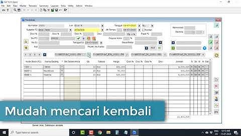 Nota asli di Program ISX / POSX