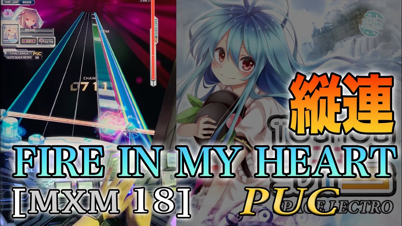 【SOUND VOLTEX】FIRE IN MY HEART [MXM 18] PUC - YouTube