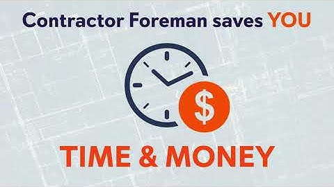 Financials Overview with Contractor Foreman